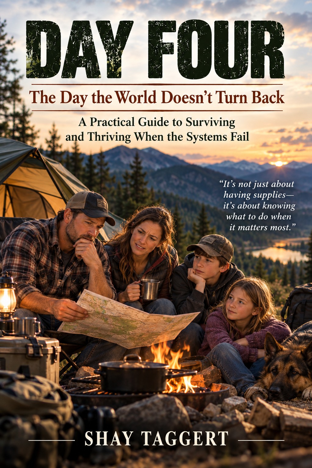 Day Four book cover by Shay Taggert